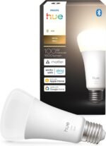 Philips Hue Smart LED A21 Bulb, Warm White Light 2700K, E26 Base, 13.5W, 1600 Lumens, Dimmable, Works with Alexa, Google Assistant, and Apple Home, 1pk - Image 2
