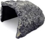 Rock Cave Habitat Hidden for Reptile and Amphibians.Terrarium & Aquarium Decor, Reptile hideout Hide Cave, Perfect for Bearded Dragons,Lizards,Snakes,Turtles,Geckos,Tortoises,Small Animals -Large Size - Image 2