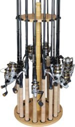Rush Creek Creations | Rod Holder for 16 Fishing Poles, Garage Organization and Storage, for Reels, Gear, Accessories, Tackle Box - Image 2