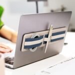 SHIFT Adhesive Portable Tech Organizer for laptops, notebooks, Backpack insert | Computer Accessories | External HD Holder. Stick-On | Sleeve | Fits 12"-17" Laptops & A4 Notebooks | CHRISTMAS GIFT - Image 2