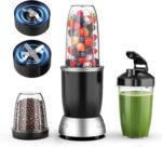 Smoothie Blender 25000RPM Personal Blender for Shakes and Smoothies with 37oz 32oz 23oz Portable Cups Countertop blenders for kitchen, Ice Crushing, Frozen Drinks, Milkshake, Juice, Nuts - Image 2