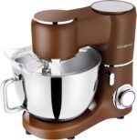 Stand Mixer, 9-Quart Stainless Steel Bowl, 660W Professional Power, Multiple Speed Options, Sturdy Design, Easy to Clean, Lifetime Support, SM-1550(Caramel) - Image 2