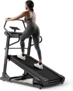 Sunny Health & Fitness Premium Incline Decline Treadmill, 45% Auto Incline, Touchscreen, Wi-Fi Smart TV Connectivity, 10 MPH, 18 Programs with Free SunnyFit App – SF-X7210 - Image 2