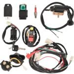 Trkimal Full Wiring Harness Loom Solenoid Relay Spark Plug Coil Regulator CDI For 4 Stroke ATV 50cc 70cc 90cc 110cc 125cc Dirt Pit Bike Buggy Quad Electric Start Engine - Image 2
