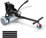 VEVOR Hoverboard Seat Attachment, Adjustable Frame, 220 LBS Capacity, Fits 6.5" 8" 8.5" 10" Hoverboards, Go Kart Accessory for Kids & Adults - Image 2