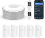 WiFi Door Alarm System, Wireless DIY Smart Home Security System, with Phone APP Alert, 8 Pieces-Kit (Alarm Siren, Door Window Sensor, Remote), Work with Alexa, for House, Apartment, by tolviviov - Image 2