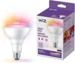 WiZ 65W BR30 Color LED Smart Bulb - Pack of 1 - E26- Indoor - Connects to Your Existing Wi-Fi - Control with Voice or App + Activate with Motion - Matter Compatible - Image 2