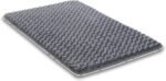 XXL Dog Bed for Crate High Resilience Foam Crate Pad Mat for Large Dogs Washable Anti-Slip,47" x 29",Dark Gray - Image 2