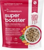 smallbatch Freeze Dried Dog Treats, Superfood Food Topper Beef Bites for Dogs & Cats, Probiotics, Organic Ingredients, High Protein, Grain Free Healthy Treat Food Topper, Made in The USA, 7 oz Bag - Image 2