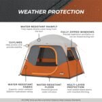 CORE Tent for Family Camping | 4 Person & 6 Person Portable Camp Tent with Carry Bag for Outdoor Car Camping | Included Gear Loft Organizer for Camp Accessories - Image 7