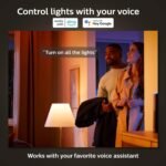 Philips Hue Smart 40W Candle-Shaped Filament LED Bulb - White Ambiance Warm-to-Cool White Light - 2 Pack - 350LM - E12 - Indoor - Control with Voice or App - Image 6
