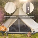 Outsunny 10-Person Yurt Tent Glamping Bell Tent with Spacious Interior, Breathable Waterproof Design, for Family Outdoor Camping, 16' x 16' x 10' - Image 5