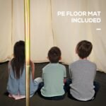 Outsunny 10-Person Yurt Tent Glamping Bell Tent with Spacious Interior, Breathable Waterproof Design, for Family Outdoor Camping, 16' x 16' x 10' - Image 6