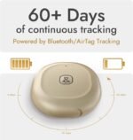 Molly&Cody GPS + Bluetooth Pet Tracker for Cats & Dogs – Real‑Time Tracking, Virtual Fence, IP67 Waterproof, Up to 60‑Day Battery, Health Monitoring, iOS/Android – Subscription Required (White) - Image 4