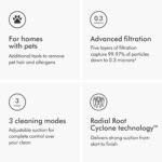 Dyson Ball Animal 3 Extra Upright Vacuum, Corded, 290AW, De-tangling Motorbar Cleaner Head for All Floors, 3 Suction Modes, Specialized pet Tools - Image 6