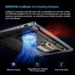 GEEKOM GeekBook X14 Pro Laptop, 2.2lbs Ultra Thin 14" 2.8K OLED Laptop Computer, Ultra 9 185H, 32GB LPDDR5x 7500MHz RAM 2TB SSD, Up to 16 Hour, 2X USB4, Fingerprint, Hub, Copilot, Windows 11 Pro - Image 6