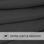 PureFit Super Stretch Sectional Couch Covers - 2 pcs Spandex Non Slip, with Elastic Bottom for L Shape Sectional Sofa Couches, Great for Kids & Pets (3 Seat Sofa + 3 Seat Chaise, Dark Gray) - Image 5