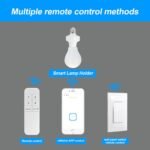 Smart WiFi Bulb Socket, Alexa Smart Light Bulbs, Light Bulb Socket Adapter, eWeLink APP Remote Timer and Group Control, Voice Control with Alexa and Google(2 Pack) - Image 3