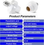 Smart WiFi Bulb Socket, Alexa Smart Light Bulbs, Light Bulb Socket Adapter, eWeLink APP Remote Timer and Group Control, Voice Control with Alexa and Google(2 Pack) - Image 6