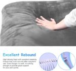 Dog Bed for 150 Pounds Dogs, Super Comfy Large Bed, 47 Inches Orthopedic Sleeping Mattress for XL Dogs, Jumbo Size with Anti Slip Bottom, with Removable and Washable Cover - Image 3