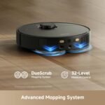 DREAME L40 Ultra Gen 2 Robot Vacuum and Mop with 25,000Pa Suction, Extendable Side Brush and Mop, All-in-One Self-Emptying & Cleaning Dock, Voice & App Control, Black - Image 5