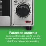 Hamilton Beach Sure-Crisp Air Fryer Toaster Oven Combo, Fits 9” Pizza, 4 Slice Capacity, Powerful Circulation, Auto Shutoff, Stainless Steel (31403) - Image 7