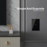 LIVOLO WiFi Touch Wall Switch for Smart Home, Compatible with Alexa & Google Home, Neutral Wire Required, 1 Gang, Tempered Glass Panel, (Black) - Image 4
