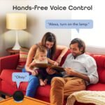 Geeni Multi Outlet Plug in, Smart 4 Outlet Wall Plug Plus 2 USB Ports, Surge Protector with 6 Ft Cord, WiFi Control, Alexa & Google Home Compatible, White - Image 6