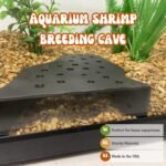 REEFSHAPE Aquarium Shrimp Breeding Cave | Protector for Shrimp Tanks | Aesthetic & Functional Viewing Cave for Shrimp & Other Aquatic Pets | Made in USA (Breeding Cave, Black) - Image 3