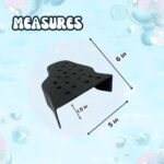 REEFSHAPE Aquarium Shrimp Breeding Cave | Protector for Shrimp Tanks | Aesthetic & Functional Viewing Cave for Shrimp & Other Aquatic Pets | Made in USA (Breeding Cave, Black) - Image 4