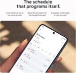 Google Nest Learning Thermostat (4th Gen, 2024) with Nest Temperature Sensor - Energy Saving Smart Thermostat - Compatible with Alexa, Apple HomeKit and Google Home App - Polished Gold - Image 5