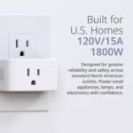 D-Link PM-01M Wi-Fi Smart Plug, Aquila PRO AI & Matter Supported, Compact Design, 15A/1800W Max, Energy Monitoring, Easy Bluetooth Setup, Works with Alexa & Google Home, Flame-Retardant, UL Certified - Image 3