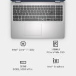Dell 16" Touchscreen Laptop for Business, Windows 11 Pro, Copilot Key, 32GB DDR5, 1TB SSD, Intel 10-Core 7 150U (up to 5.4 GHz), 16 inch FHD+ Touch Screen, Backlit KB, Fingerprint Reader, Accessories - Image 3