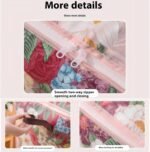Closet Organizers and Storage Basket Bins Collapsible Organizer Storage Cube Box with Handles for Pantry, Shelves, Office, Bedroom Decorative 100L/17 * 15 * 17in - Image 3