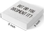 But Did You Document It Office Decor Wooden Box Sign Decorative Funny Office Wood Box Sign Home Rustic Farmhouse Square Desk Decor Sign for Shelf Office Desk Accessories 5 x 5 Inches - Image 3