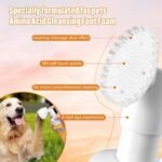Paw Cleaner for Dogs and Cats,Magic Foam - Clean Paws No-Rinse Foaming Cleanser-Dry Shampoo, Foot Cleaner Brush - with Rose Extract, Odor Control Wash - Good for Puppy - Image 3