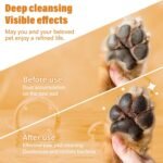 Paw Cleaner for Dogs and Cats,Magic Foam - Clean Paws No-Rinse Foaming Cleanser-Dry Shampoo, Foot Cleaner Brush - with Rose Extract, Odor Control Wash - Good for Puppy - Image 5