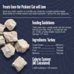 Whole Life Cat Just One Turkey Freeze Dried Cat Treats - Human Grade High Protein Food, Healthy Training Snacks, Freeze Dried Turkey Food Toppers, USA Made Natural Treats - 2.5 oz (Pack of 1) - Image 3