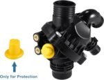 X AUTOHAUX Thermostat Housing Assembly 11537601158 Engine Coolant Thermostat Housing Assembly for BMW X1 X5 X6 135i 335i 2011 2012 2013 - Image 8