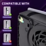 eXtremeRate 7 Colors 40 Effects RGB Rainbow Logo LED Kit for PS5 Slim/Pro Console, Illuminated Lighting Decoration Logo LED Board for PS5 Slim/Pro Disc & Digital Console - Image 4