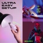 LIFX Everyday A19 Smart LED Light Bulb, 800 Lumens, 90+ CRI, Color Changing, Dimmable, Wi-Fi, Matter Compatible, Compatible with Alexa, Google, Apple Home & SmartThings, LFXEA19800RGBCW/2, 2-Pack - Image 4
