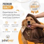 Dog Towels for Drying Dogs Super Absorbent Microfiber Pet Grooming Towel for Dogs, Cats and Other Pets (40 x 24 Inches, Brown and Grey) - Image 7