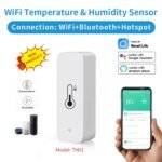 WiFi Humidity Temperature Monitor: Smart Hygrometer Thermometer for Remote Monitor and Alert, High Precision Indoor Thermometer with TUYA App, No Hub Required, Compatible with Alexa (4-Pack) - Image 3