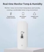 WiFi Humidity Temperature Monitor: Smart Hygrometer Thermometer for Remote Monitor and Alert, High Precision Indoor Thermometer with TUYA App, No Hub Required, Compatible with Alexa (4-Pack) - Image 5