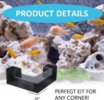 Fish Natural Habitat Shrimp Cichlid Hide Breeding Unique Underground Viewing for Hide and Search Aquatic Pet Supply - Image 5