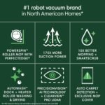 iRobot Roomba Max 705 Combo Robot Vacuum & Mop + AutoWash Dock – Extending Self-Cleaning Roller Mop, Retractable Mop Cover, Dual Brushes, Self-Empties, Heat-Washes & Dries, Avoids Obstacles, LiDAR - Image 3