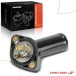 A-Premium Engine Coolant Thermostat Housing Compatible with Jeep Wrangler JK 2007 2008 2009 2010 2011 V6 3.8L - Replace for# 4666149AA - Image 8