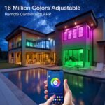 phopollo Bluetooth 24V Led Strip Lights 200ft (2 Rolls of 100ft), Color Changing LED Lights for Bedroom, Kitchen Decor, App Control and Music Sync - Image 3