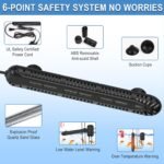 HiTauing Aquarium Heater, 200W Fish Tank Heater with LED Digital Display & 5 Safety Protection, Submersible Aquarium Heater with 2 Suction Cup and 5.9Ft Cord for 20-40 Gallon Fish Tank. - Image 4