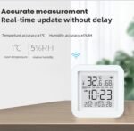 Smart WiFi Temperature Humidity Monitor: TUYA Wireless Temperature Humidity Sensor with APP Notification Alerts, WiFi Thermometer Hygrometer for Home Pet Garage,Compatible with Alexa - Image 5